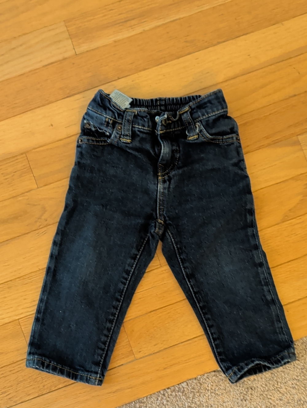 Ralph Lauren Polo Dark Wash Kids Denim Pants - Navy